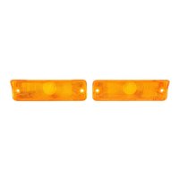 1965 Chevy II and Nova Parking Light Lens, Amber, Sold as a Pair