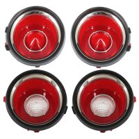 1971 Late-1973 Camaro Tail Light Lens Set with RS