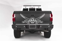 Fab Fours CS14-W3151-1 Heavy Duty Rear Bumper For GMC Sierra 1500 Chevrolet Silverado 1500