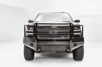 Fab Fours CS16-K3860-1 Black Steel Front Bumper For 16-18 Chevrolet Silverado 1500