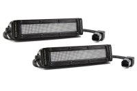 6" LED Light Bar Single Row Straight SS6 White Flood Light Bar pr Diode Dynamics