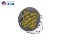 Worklight SS3 Pro Yellow Flood Round Single Diode Dynamics DD6149S