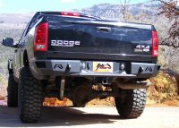 Fab Fours DR03-W1050-1 Heavy Duty Rear Bumper For 03-09 Ram 2500 Ram 3500