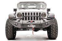 Fab Fours JL18-B4652-1 Lifestyle Winch Bumper For 18-20 Gladiator Jeep Wrangler (JL)