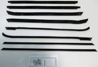 1976 4 Door Hardtop Authentic Window Felts Whiskers Kit (8pcs)