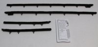 1967 Camaro Convertible Authentic Window Felts Whiskers Kit Outers Only (4pcs)