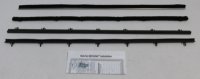 1966-67 El Camino & 2 Door Sedan Authentic Window Felts Whiskers Kit (4pcs)