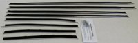 1969 Chevelle Convertible Replacement Window Felts Whiskers Kit (8pcs)