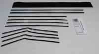 1955-57 Chevy Convertible Authentic Window Felts Whiskers Kit (10pcs)