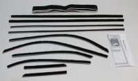 1958 Impala 2 Door Hardtop Authentic Window Felts Whiskers Kit (10pcs)