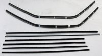 1959-60 El Camino Superkit Authentic Window Felts Whiskers Kit, Division Bars, & Upper Channels (...