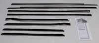 1959-60 Impala Convertible Authentic Window Felts Whiskers Kit (8pcs)