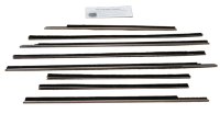 1959-60 Impala 4 Door Hardtop Authentic Window Felts Whiskers Kit (8pcs)