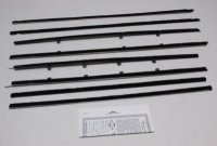 1960 Bel Air 2 Door Hardtop Authentic Window Felts Whiskers Kit (8pcs)