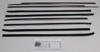 1961 Impala 2 Door Hardtop Authentic Window Felts Whiskers Kit (8pcs)