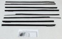 1961-62 Bel Air 4 Door Hardtop Authentic Window Felts Whiskers Kit (8pcs)