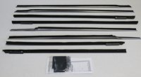 1961-62 Impala 4 Door Hardtop Authentic Window Felts Whiskers Kit (8pcs)