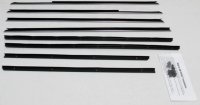 1963-64 Impala 4 Door Hardtop Replacement Window Felts Whiskers Kit (8pcs)