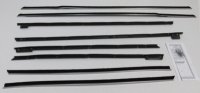 1965 Impala 2 Door Hardtop Authentic Window Felts Whiskers Kit (8pcs)