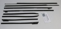 1967-68 Impala Convertible Authentic Window Felts Whiskers Kit (8pcs)