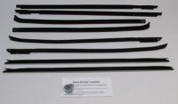 1969-70 Impala 4 Door Hardtop Authentic Window Felts Whiskers Kit (8pcs)