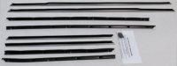 1965 Impala Convertible Replacement Window Felts Whiskers Kit (8pcs)