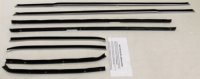 1966 Caprice Custom Hardtop Replacement Window Felts Whiskers Kit (8pcs)