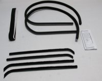 1960-63 G.M. Truck Superkit Authentic Window Felts Whiskers Kit, Division Bars, & Upper Channels ...