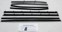 1968-72 Nova 2 Door Sedan Replacement Window Felts Whiskers Kit (8pcs)