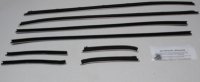 1971-73 Mustang Grande Coupe Authentic Window Felts Whiskers Kit (8PCS)