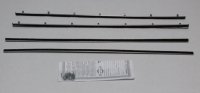 1955-57 Thunderbird 2 Door Hardtop Authentic Window Felts Whiskers Kit (4pcs)