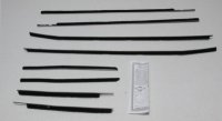 1958-60 Thunderbird Convertible Authentic Window Felts Whiskers Kit (8pcs)