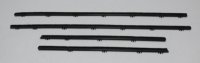 1963-66 Mopar A-Body Convertible Outers Only Authentic Window Felts Whiskers Kit (4pcs)