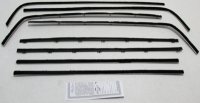 1966-67 Dodge Charger Authentic Window Felts Whiskers Kit (8pcs)