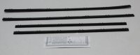 1966-67 Mopar B-Body Sedan Outers Only Authentic Window Felts Whiskers Kit (4pcs)