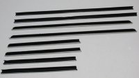 1967-69 Dart Convertible Authentic Window Felts Whiskers Kit (8pcs)