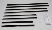 1969-70 Plymouth B-Body Convertible Authentic Window Felts Whiskers Kit (8pcs)