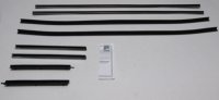 1971-74 Challenger E-Body Authentic Window Felts Whiskers Kit (8pcs)