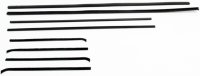 1950-57 International Truck Replacement Window Felts Whiskers Kit, Division Bars & Upper Channels...