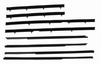 1979-82 Ford Ltd 4 Door Sedan Window Felts Whiskers Kit (8 pcs)