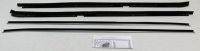 1981-88 Regal 2 Door Authentic Window Felts Whiskers Kit With Buick Special Molding (4pcs)