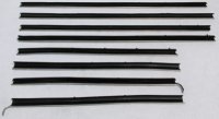 1966-67 Skylark 2 Door Hardtop Replacement Window Felts Whiskers Kit (8pcs)