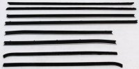 1966-67 Skylark 2 Door Sedan Replacement Window Felts Whiskers Kit (8pcs)