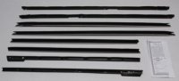 1965-66 Deville 2 Door Hardtop Authentic Window Felts Whiskers Kit (8pcs)