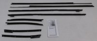 1967-68 Coupe Deville 2 Door Hardtop Window Felts Whiskers Kit (8pcs)