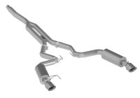 MBRP Exhaust S7274AL Installer Series Cat Back Exhaust System Fits 15-20 Mustang