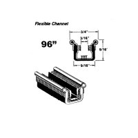 Metro Flexible window channel For Chrysler 300 1955-1956, Imperial 1955-1956; WC 10-96