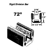 Metro Upper&lower rigid division-bar channel For Chevrolet Truck 1948-1960; WC 25-72