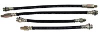 1963-1982 Corvette C2 C3 Brake Lines Rubber 4 Piece Set (Import)