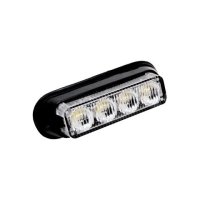 Dual 4 LED Undercover Strobe Light - Amber Oracle